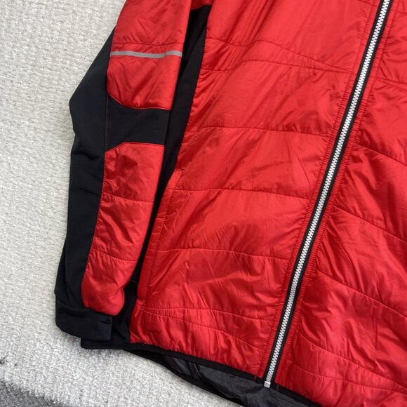 SWIX Quilted Jacket Mens XL Red Full Zip Insulated Lightweight Cross-Country Ski - Picture 5 of 13